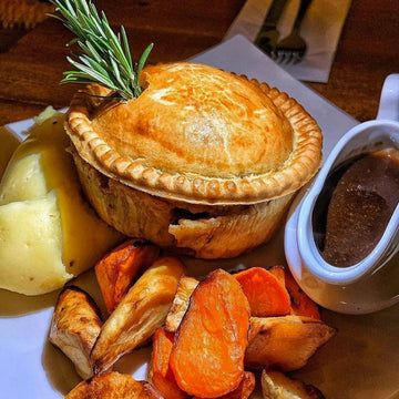 Award Winning Steak, Guinness and Leek Pie.